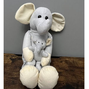 Tom's Toy Elephant Holding Baby‎ Plush